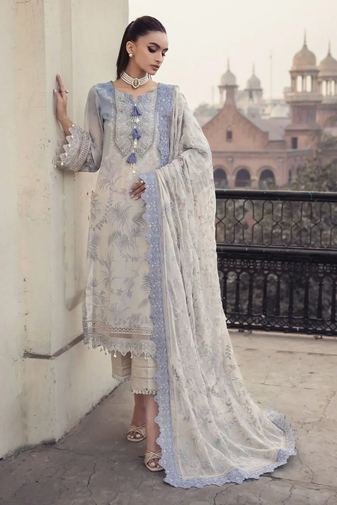 Nureh | Swiss Prints | NS-122 -  Nureh Luxury - Original Designer Dress - House of Maryam