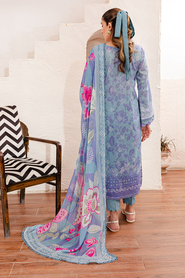 Nureh | Printed Lawn | SP-102 -  Nureh Luxury - Original Designer Dress - House of Maryam