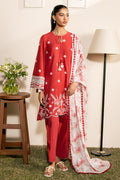 Cross Stitch | Mahiri Lawn 25 | SCARLET GARDEN -  Cross Stitch Ladies Clothes - Original Designer Dress - House of Maryam
