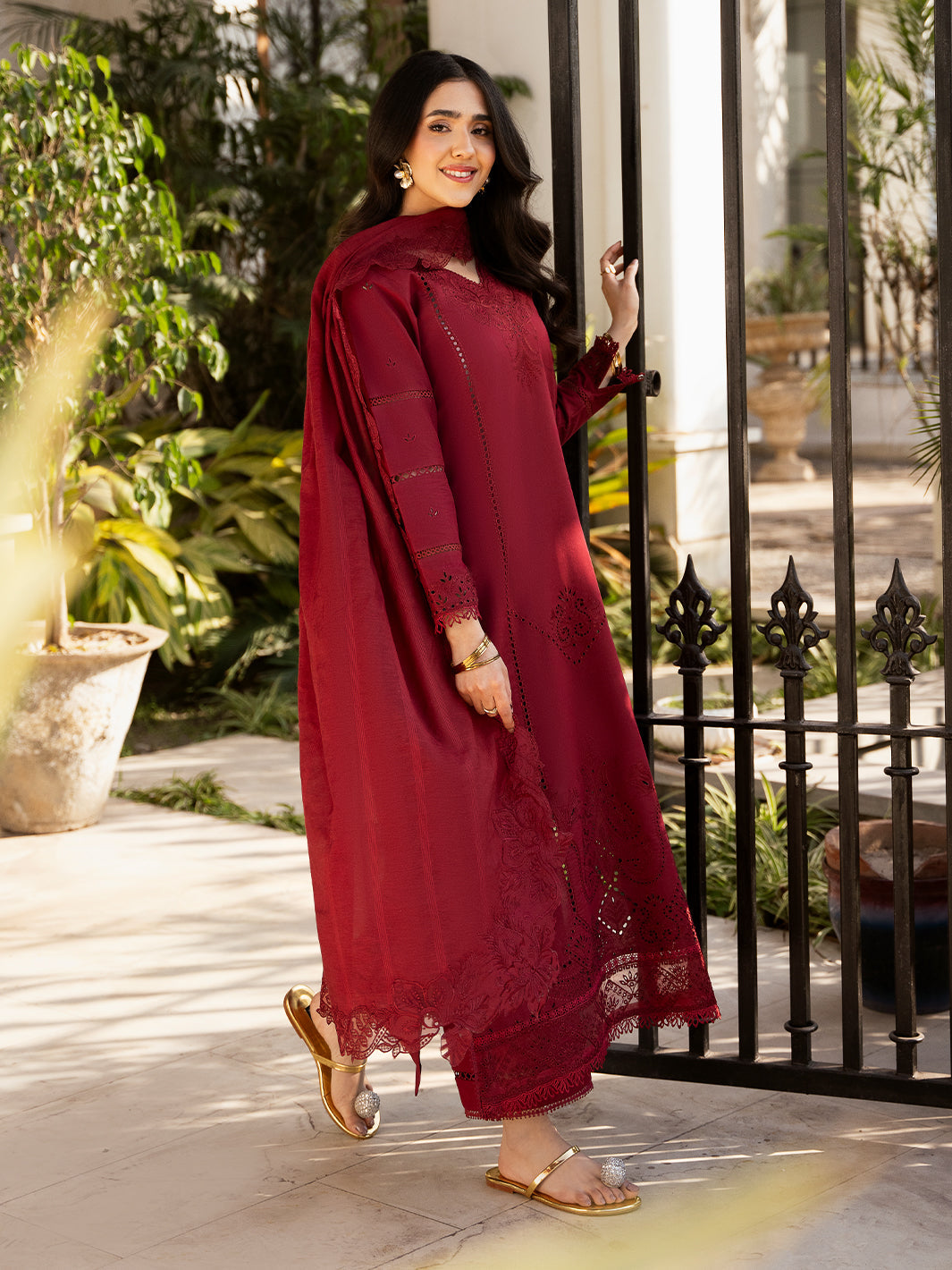 Izel | Mahveen Festive Lawn 25 | RAHMA -  Izel Ladies Clothes - Original Designer Dress - House of Maryam