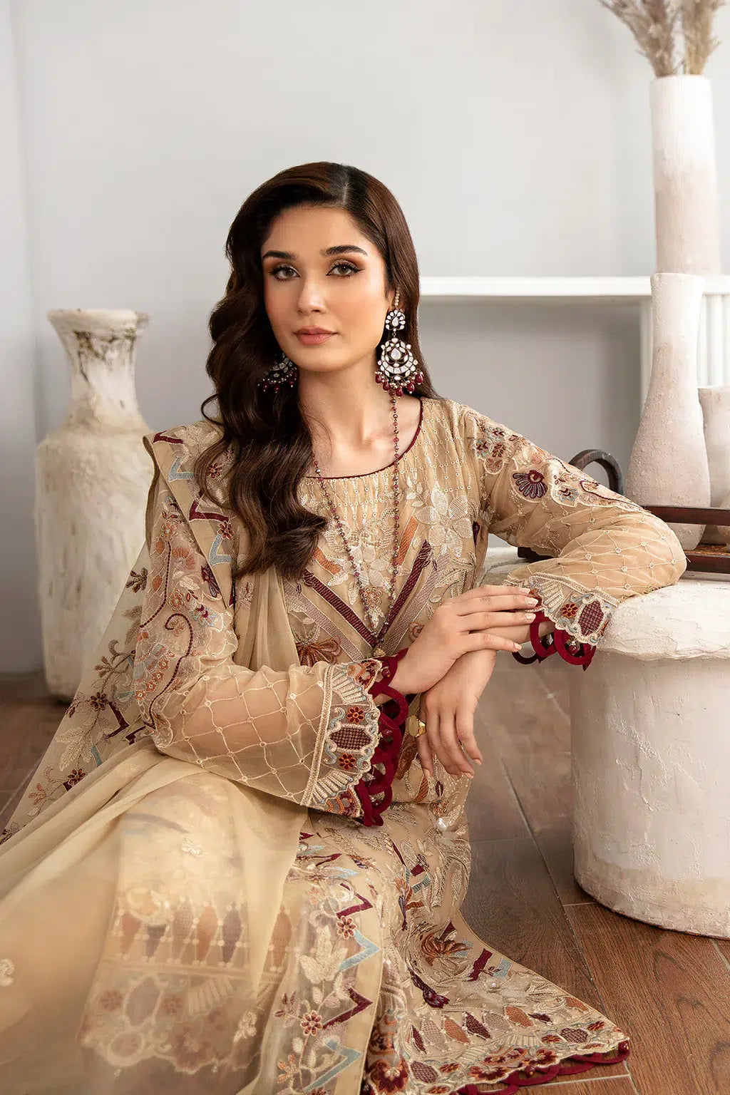Ramsha | Rangoon Chiffon Collection | D-1108 -  Ramsha Formal - Original Designer Dress - House of Maryam