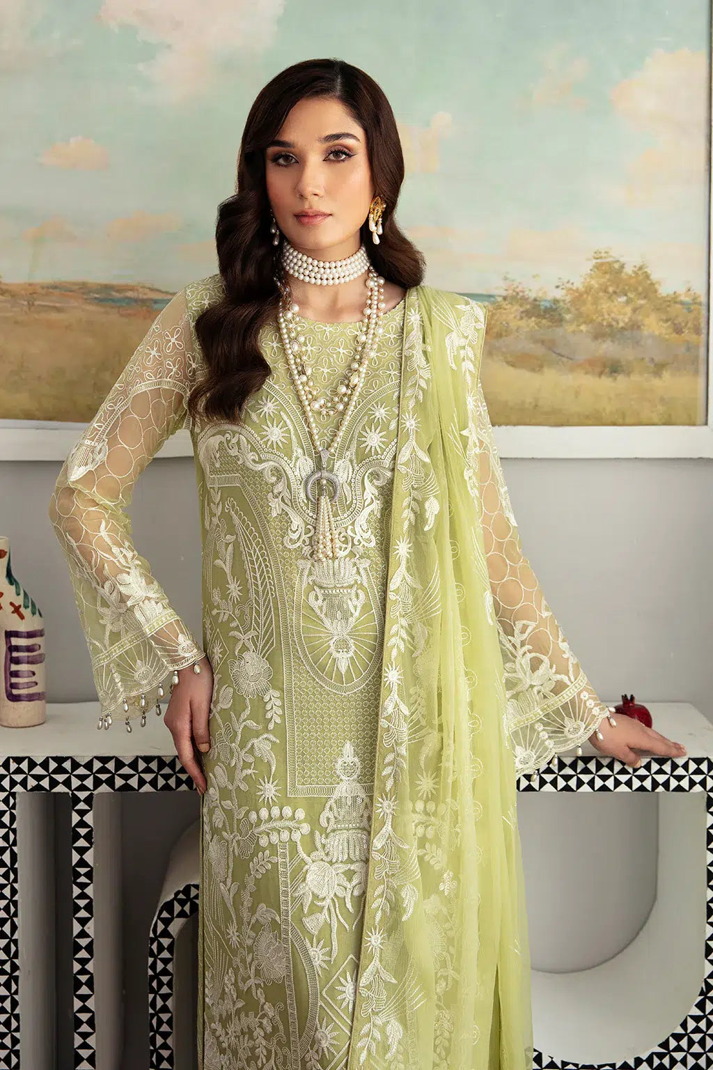 Ramsha | Rangoon Chiffon Collection | D-1105 -  Ramsha Formal - Original Designer Dress - House of Maryam