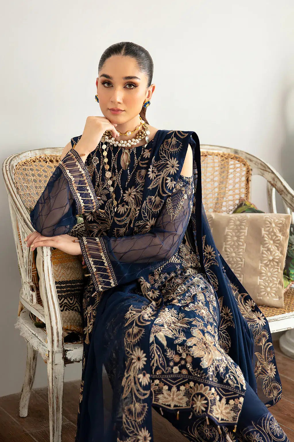 Ramsha | Rangoon Chiffon Collection | D-1111 -  Ramsha Formal - Original Designer Dress - House of Maryam