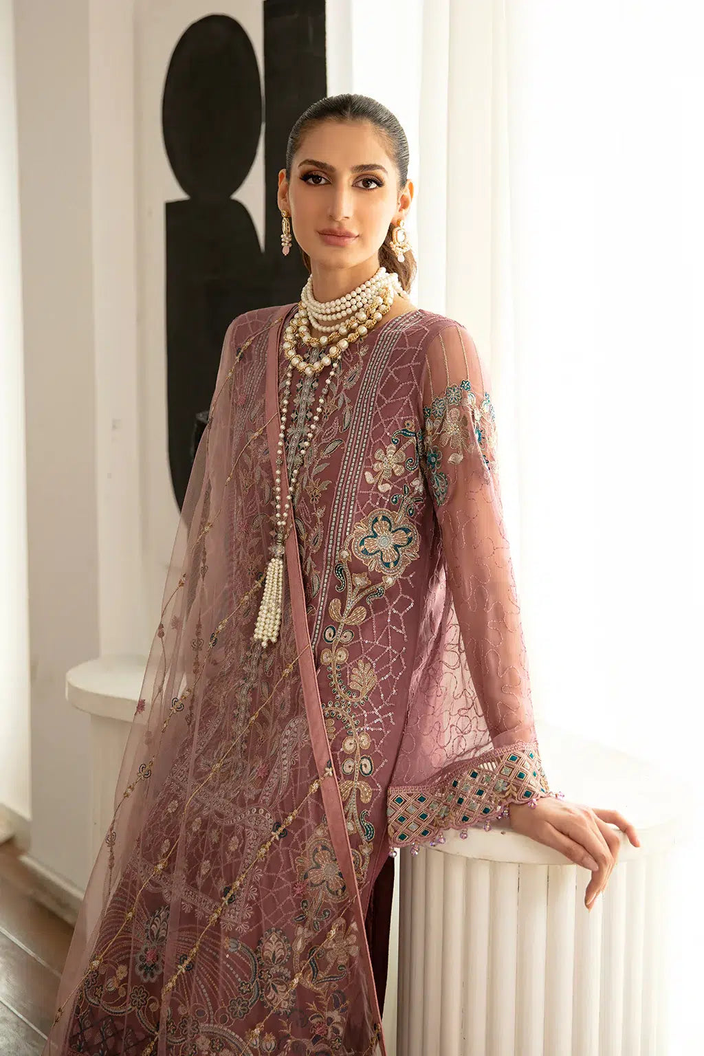 Ramsha | Rangoon Chiffon Collection | D-1102 -  Ramsha Formal - Original Designer Dress - House of Maryam