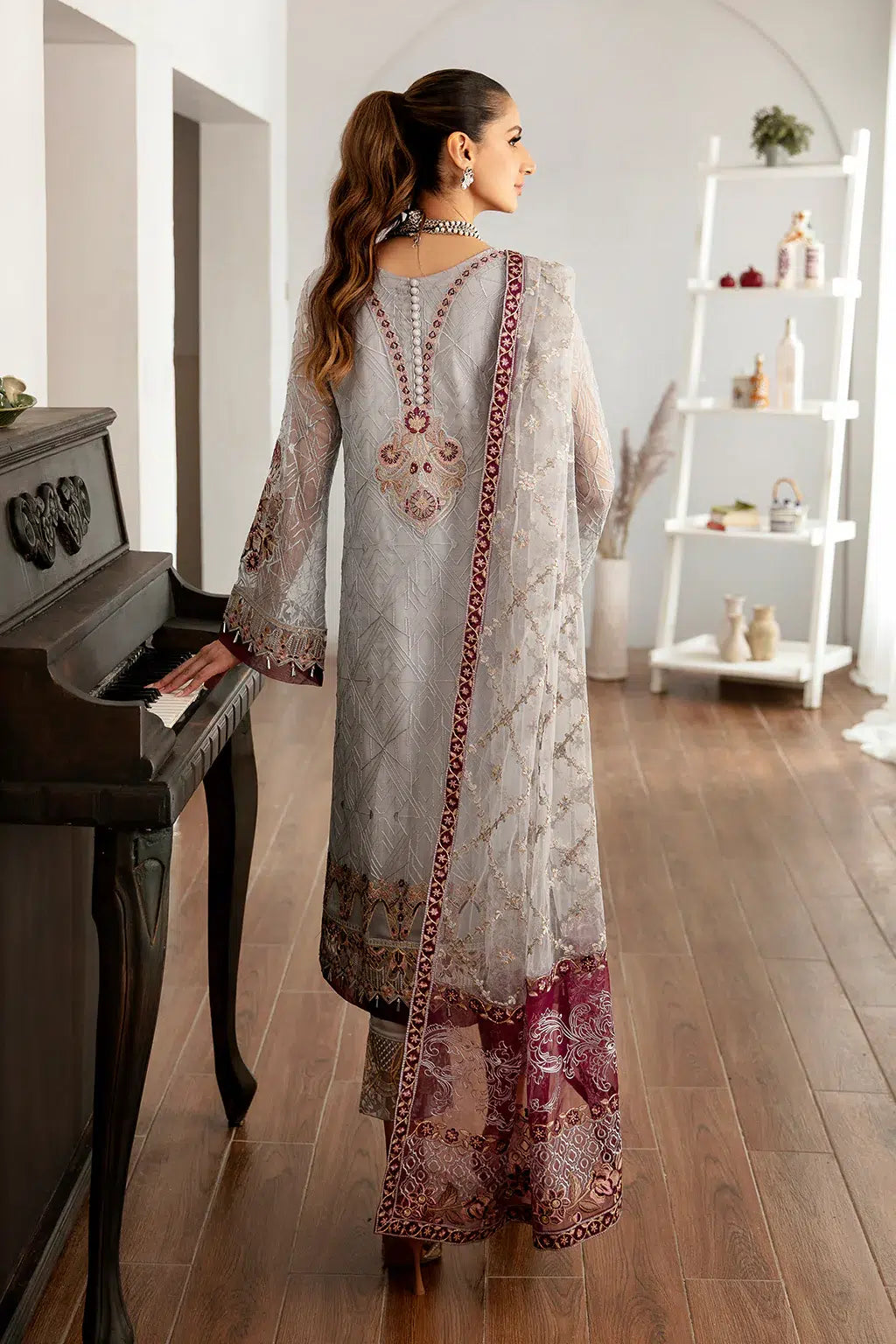 Ramsha | Rangoon Chiffon Collection | D-1109 -  Ramsha Formal - Original Designer Dress - House of Maryam