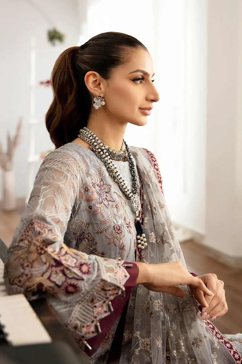 Ramsha | Rangoon Chiffon Collection | D-1109 -  Ramsha Formal - Original Designer Dress - House of Maryam