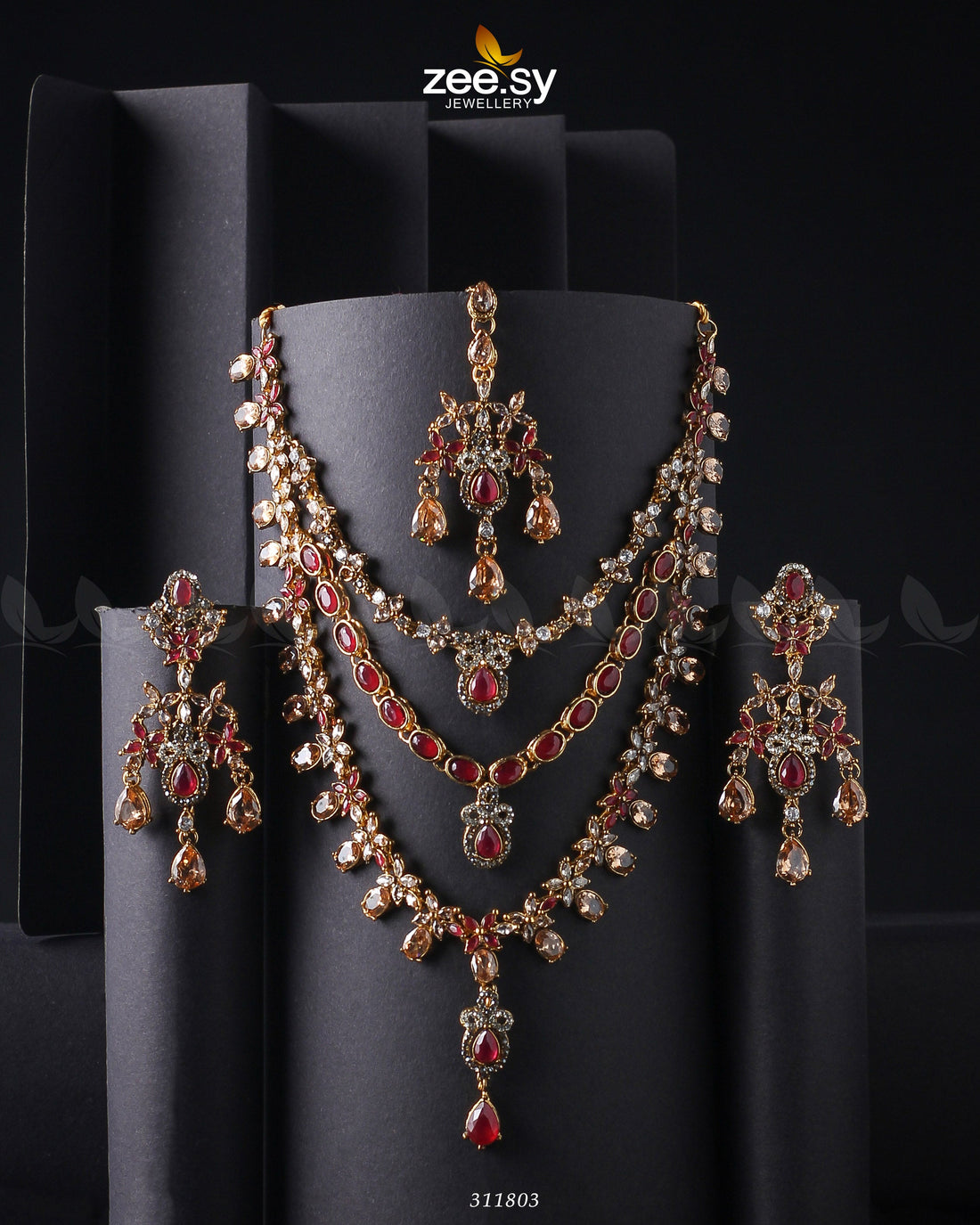 Sonya's Necklace Set -  Zeesy Necklace Sets - Original Designer Dress - House of Maryam