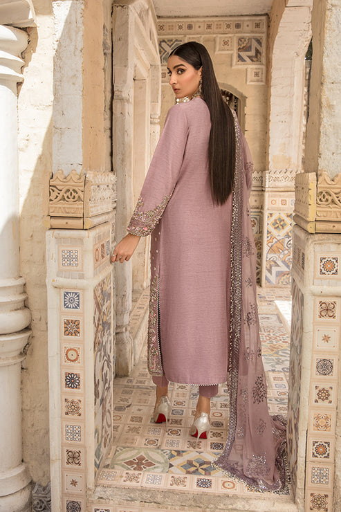 Saffron | Persia Wedding Collection | Plum Velvet -  Saffron Formal - Original Designer Dress - House of Maryam