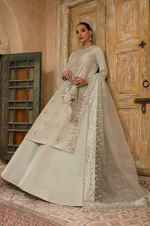 Saffron | Persia Wedding Collection | Teal Evening -  Saffron Formal - Original Designer Dress - House of Maryam