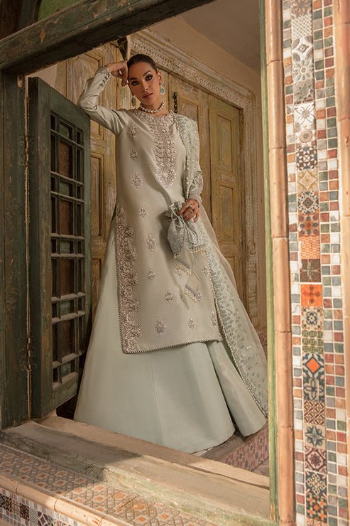 Saffron | Persia Wedding Collection | Teal Evening -  Saffron Formal - Original Designer Dress - House of Maryam