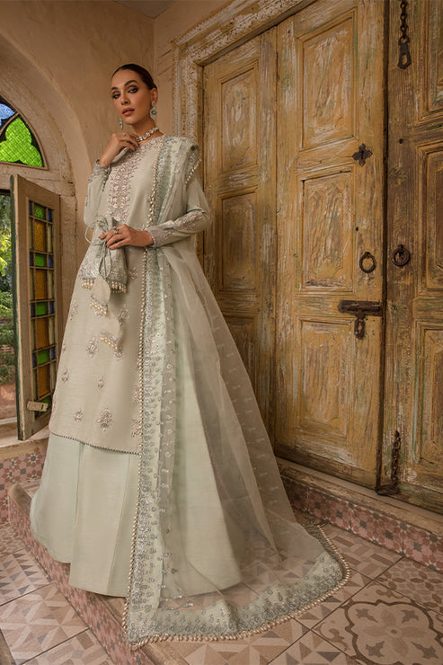 Saffron | Persia Wedding Collection | Teal Evening -  Saffron Formal - Original Designer Dress - House of Maryam