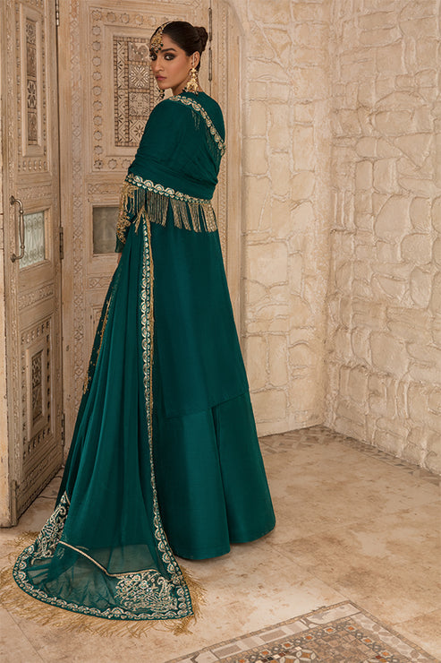 Saffron | Persia Wedding Collection | Emerald Elegance -  Saffron Formal - Original Designer Dress - House of Maryam