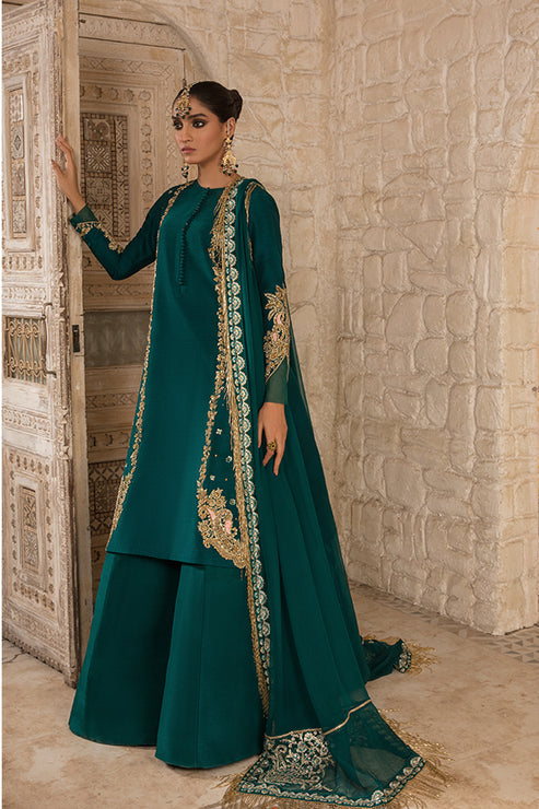 Saffron | Persia Wedding Collection | Emerald Elegance -  Saffron Formal - Original Designer Dress - House of Maryam
