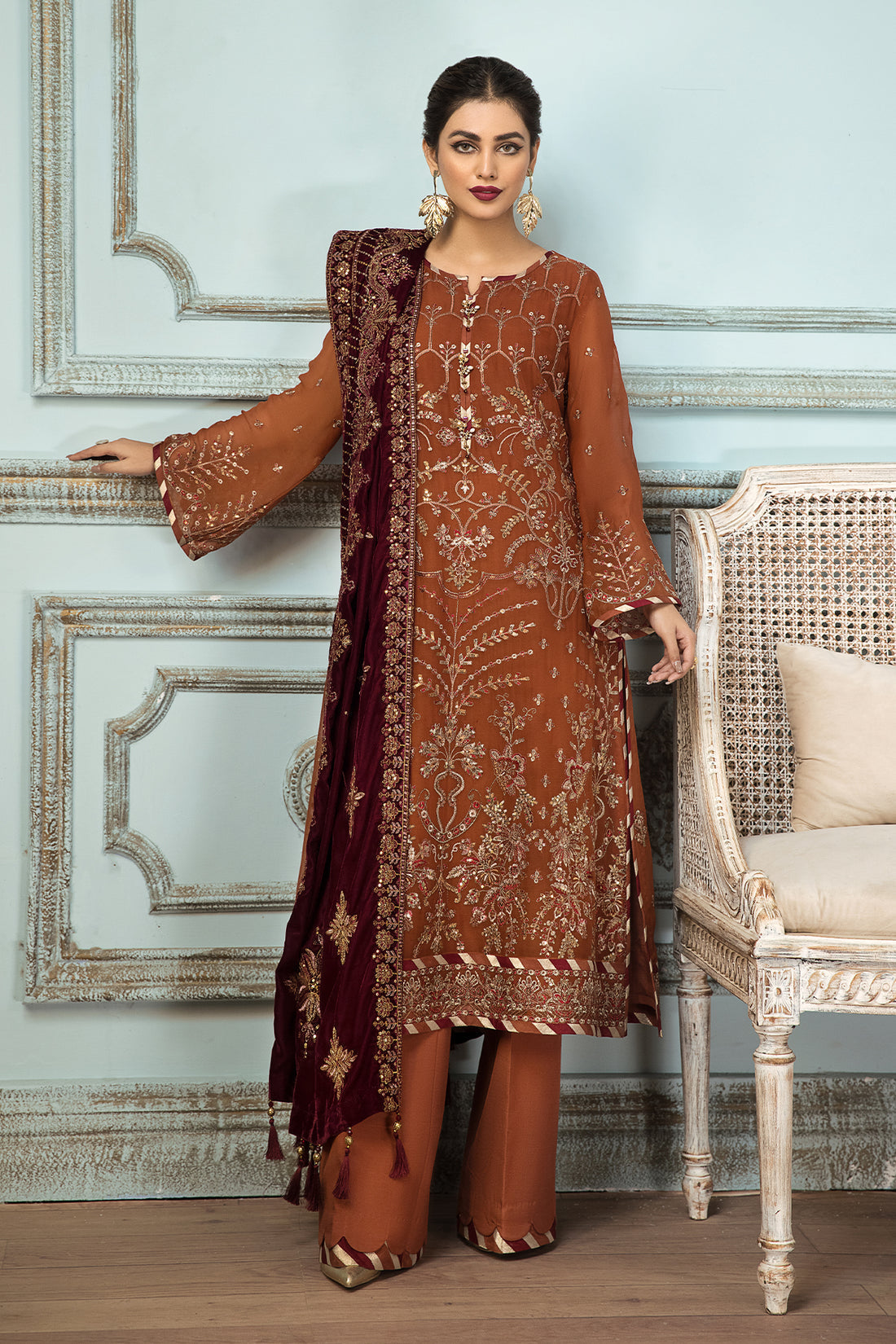 Alizeh | Formals Collection | Sarang -  Alizeh Formal - Original Designer Dress - House of Maryam