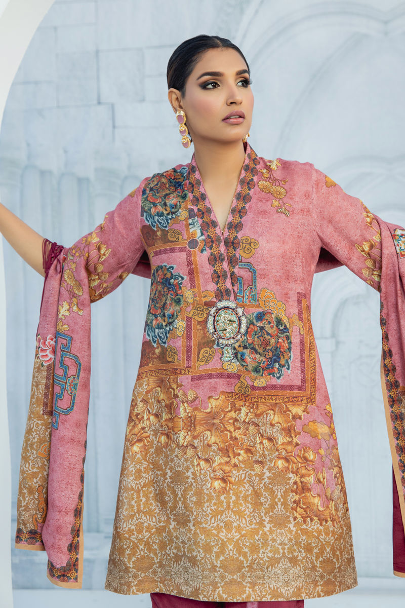 Shamaeel Ansari | Daily Pret Wear | ECK - 05 -  Shamaeel Ansari Luxury - Original Designer Dress - House of Maryam