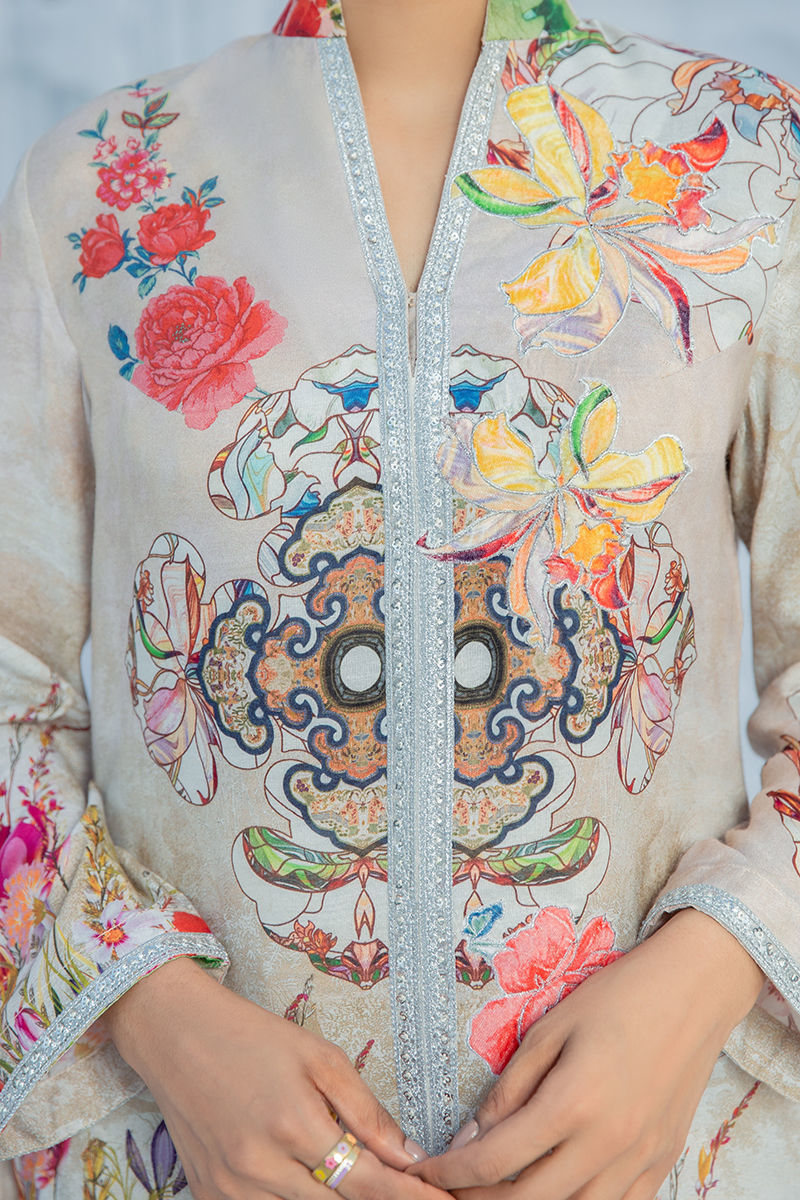 Shamaeel Ansari | Daily Pret Wear | ECK - 06 -  Shamaeel Ansari Luxury - Original Designer Dress - House of Maryam