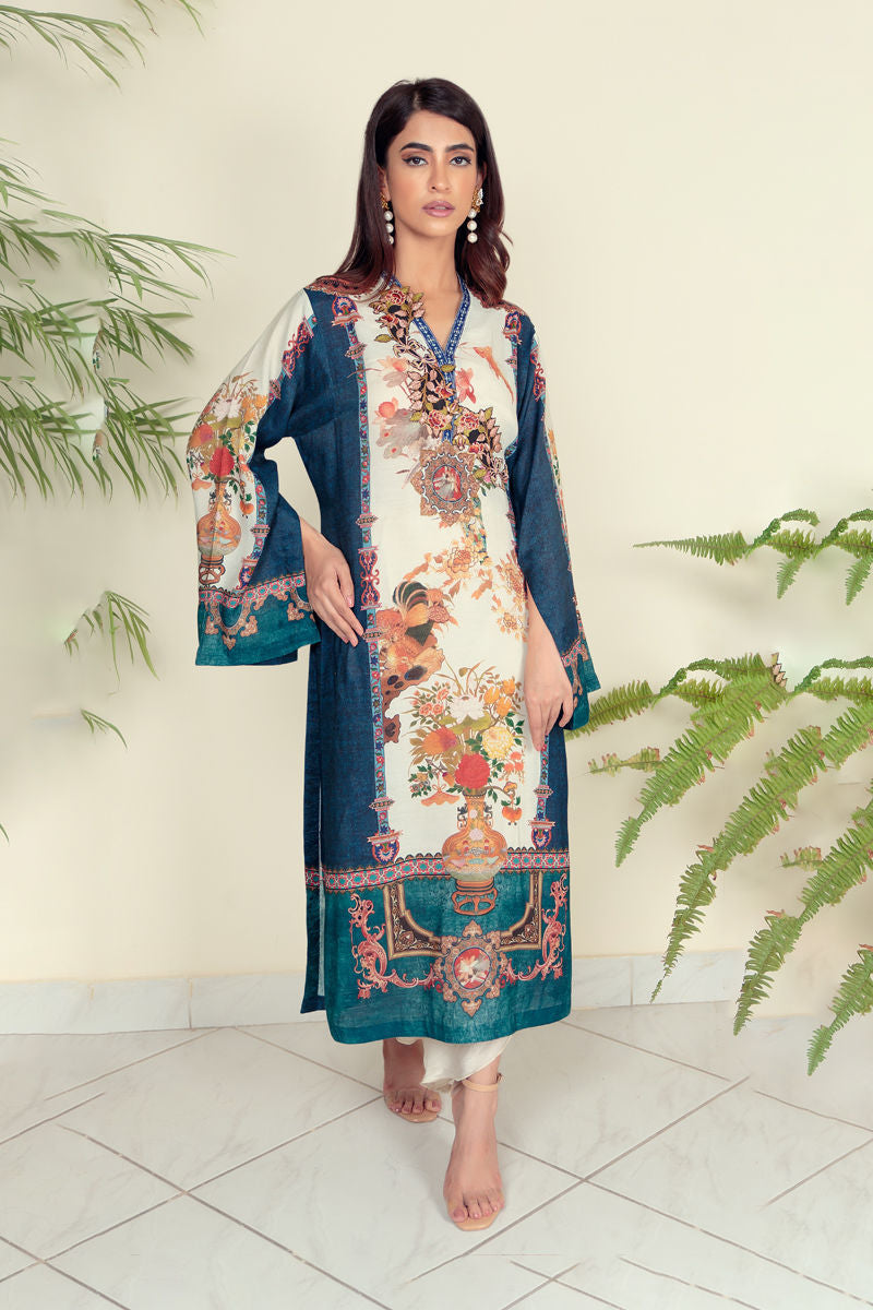 Shamaeel Ansari | Daily Pret Wear | ECK - 15 -  Shamaeel Ansari Luxury - Original Designer Dress - House of Maryam
