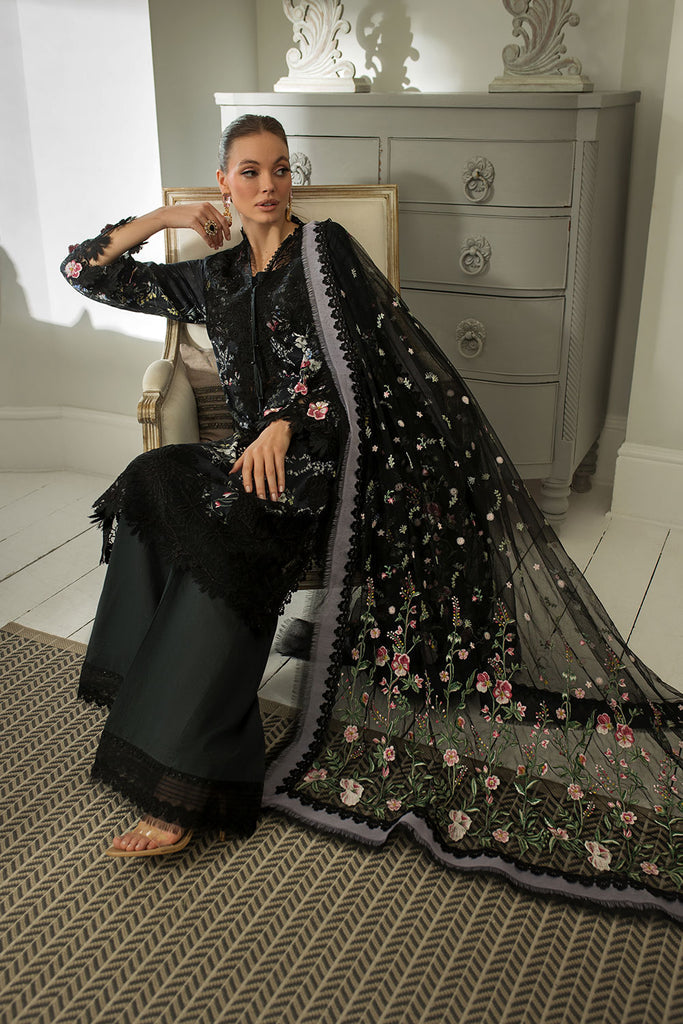 Sobia Nazir | Luxury Lawn 24 | DESIGN 15A -  Sobia Nazir Luxury - Original Designer Dress - House of Maryam