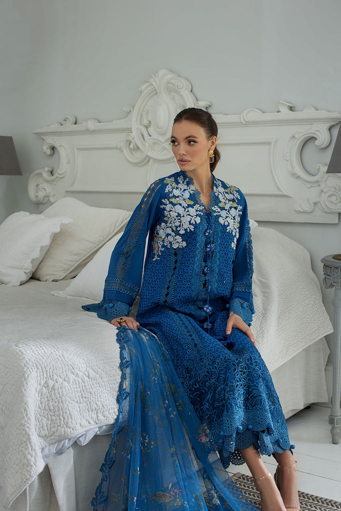 Sobia Nazir | Luxury Lawn 24 | DESIGN 8A -  Sobia Nazir Luxury - Original Designer Dress - House of Maryam