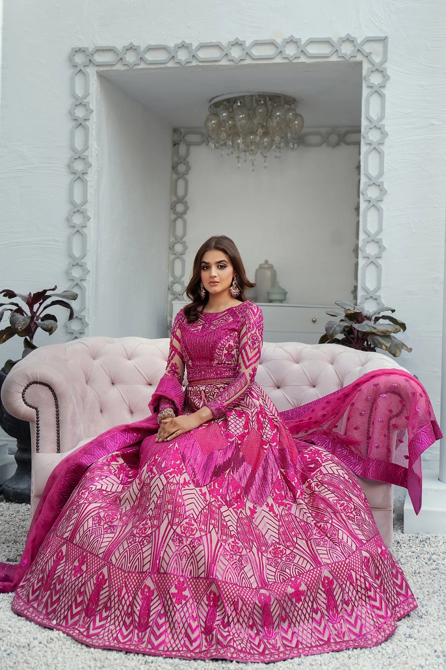 Waqas Shah | Malika E Jahan | Sufala -  Waqas Shah Formal - Original Designer Dress - House of Maryam