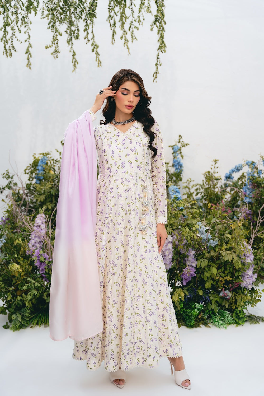 Vintage | Eid Edit 24 | Noor Anarkali -  Vintage Luxury - Original Designer Dress - House of Maryam