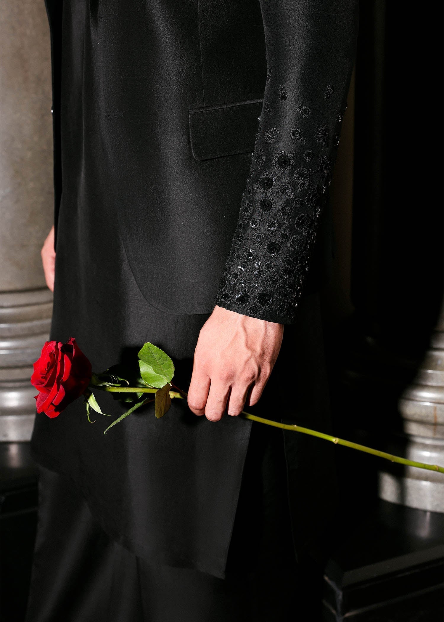 Hussain Rehar I The Scent Luxury Pret 25 I Nuvor -  Hussain Rehar MensWear - Original Designer Dress - House of Maryam