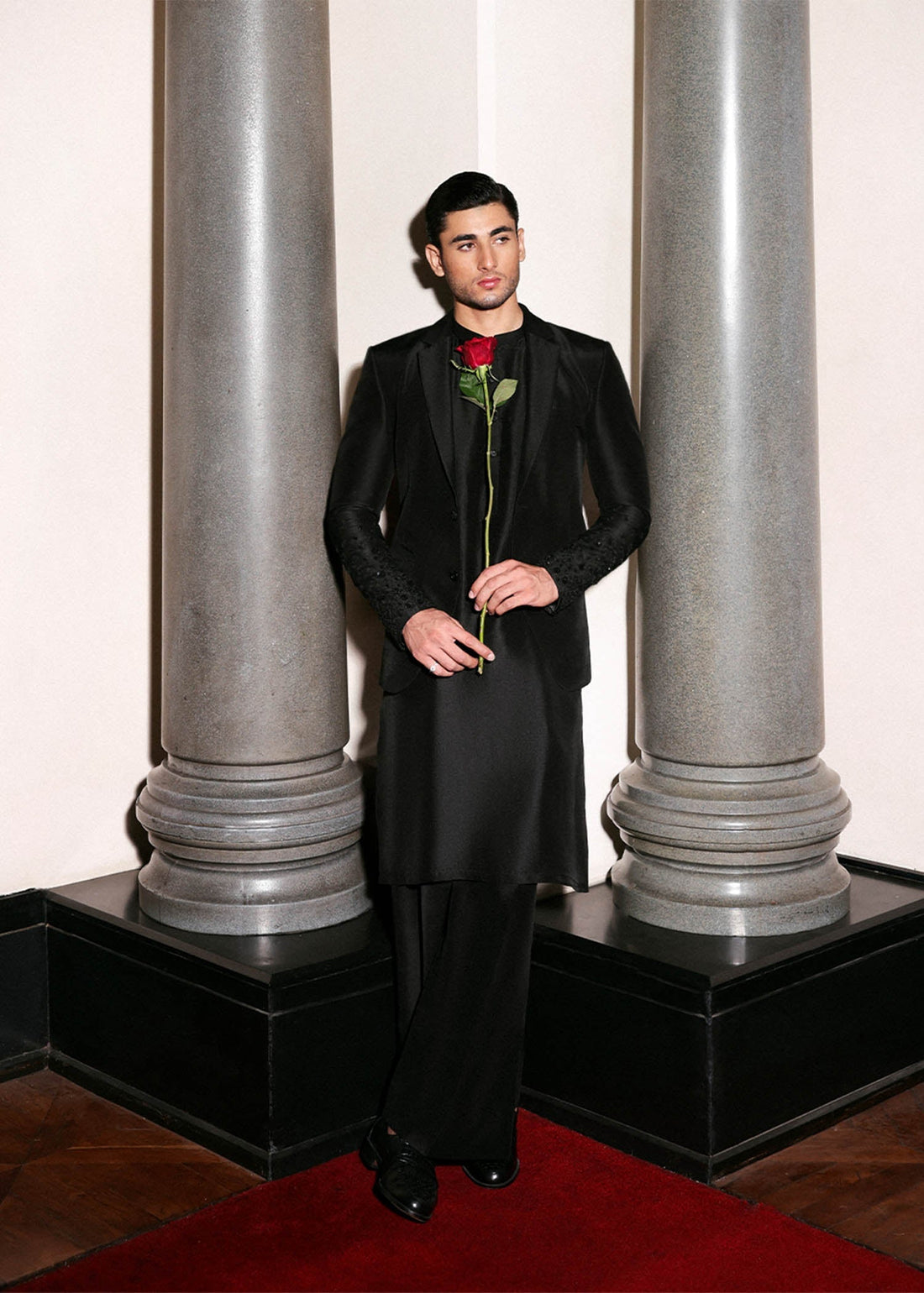 Hussain Rehar I The Scent Luxury Pret 25 I Nuvor -  Hussain Rehar MensWear - Original Designer Dress - House of Maryam