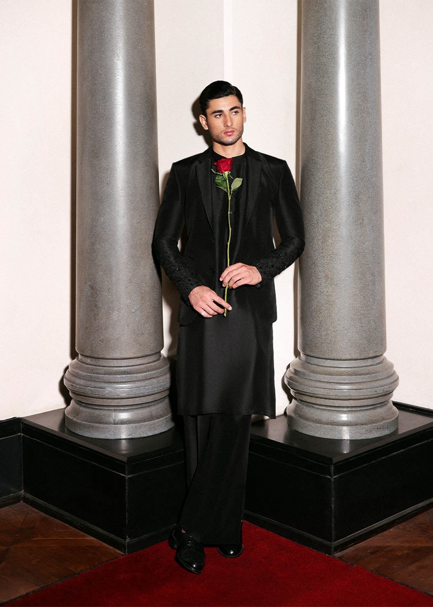 Hussain Rehar I The Scent Luxury Pret 25 I Nuvor -  Hussain Rehar MensWear - Original Designer Dress - House of Maryam