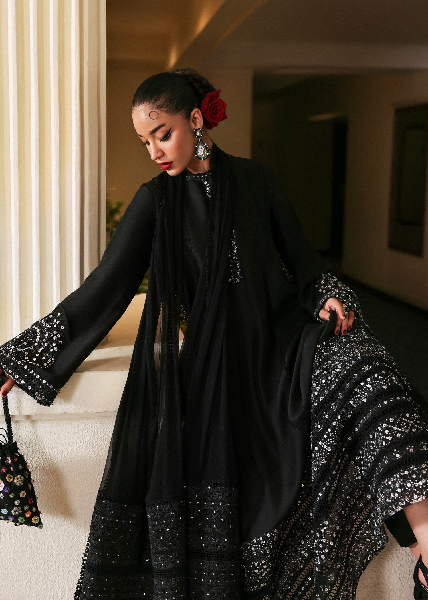 Hussain Rehar I The Scent Luxury Pret 25 I Noer -  Hussain Rehar Ladies Clothes - Original Designer Dress - House of Maryam