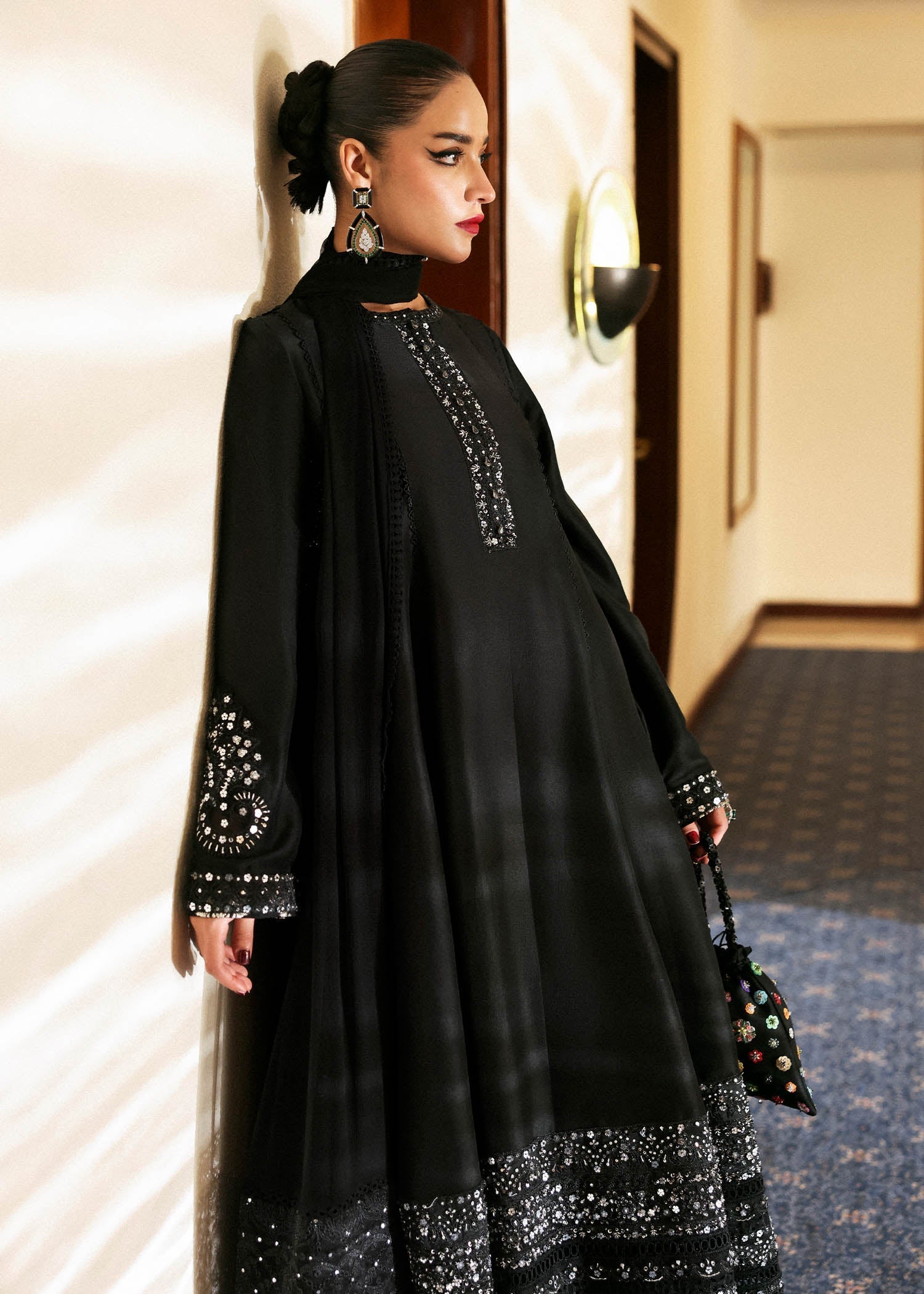 Hussain Rehar I The Scent Luxury Pret 25 I Noer -  Hussain Rehar Ladies Clothes - Original Designer Dress - House of Maryam