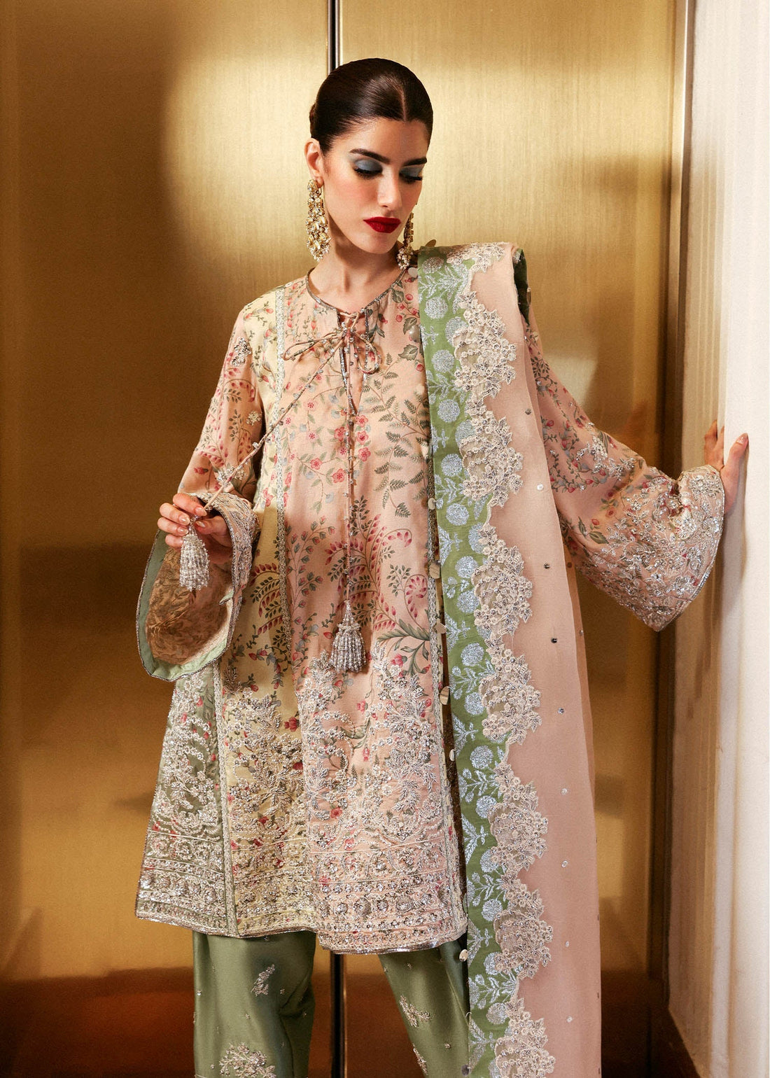 Hussain Rehar I The Scent Luxury Pret 25 I Reve -  Hussain Rehar Ladies Clothes - Original Designer Dress - House of Maryam