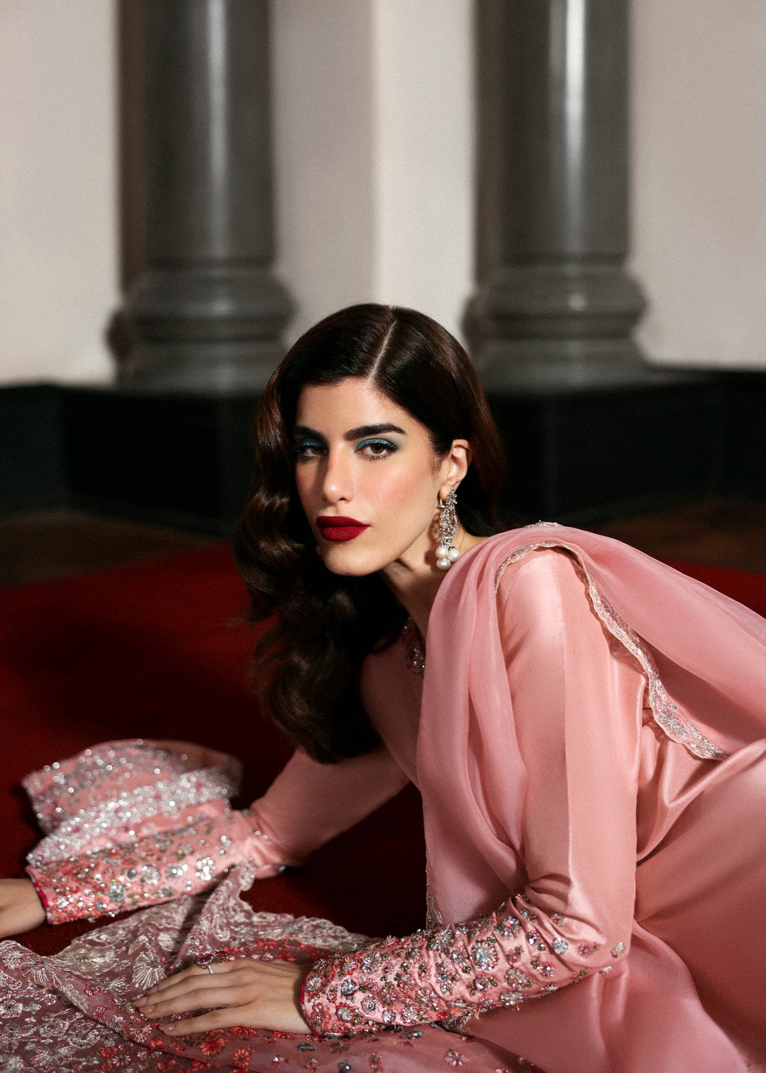 Hussain Rehar I The Scent Luxury Pret 25 I Evara -  Hussain Rehar Ladies Clothes - Original Designer Dress - House of Maryam