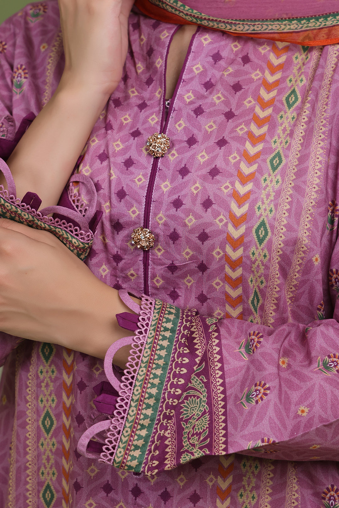 Zellbury | Unstitched 3 Piece Lawn | Shirt Shalwar Dupatta - 1718 -  Zellbury Women Essential Unstitched - Original Designer Dress - House of Maryam