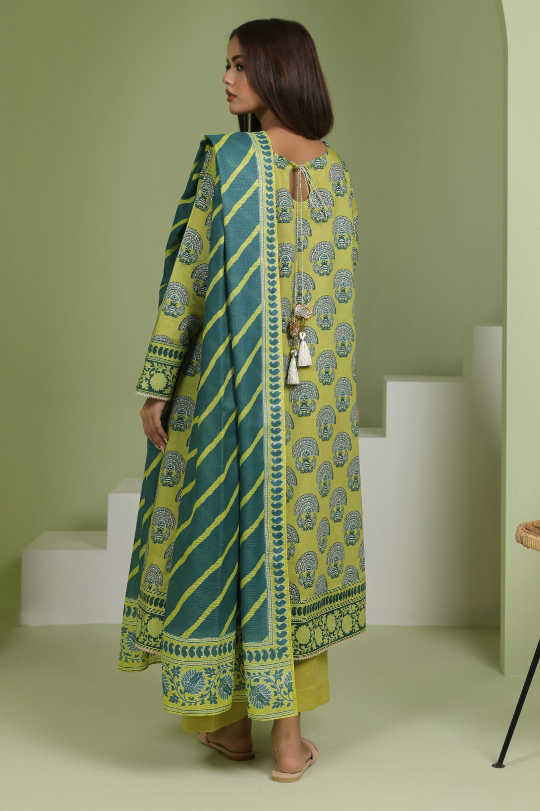 Zellbury | Unstitched 3 Piece Lawn | Shirt Shalwar Dupatta - 1720 -  Zellbury Women Essential Unstitched - Original Designer Dress - House of Maryam