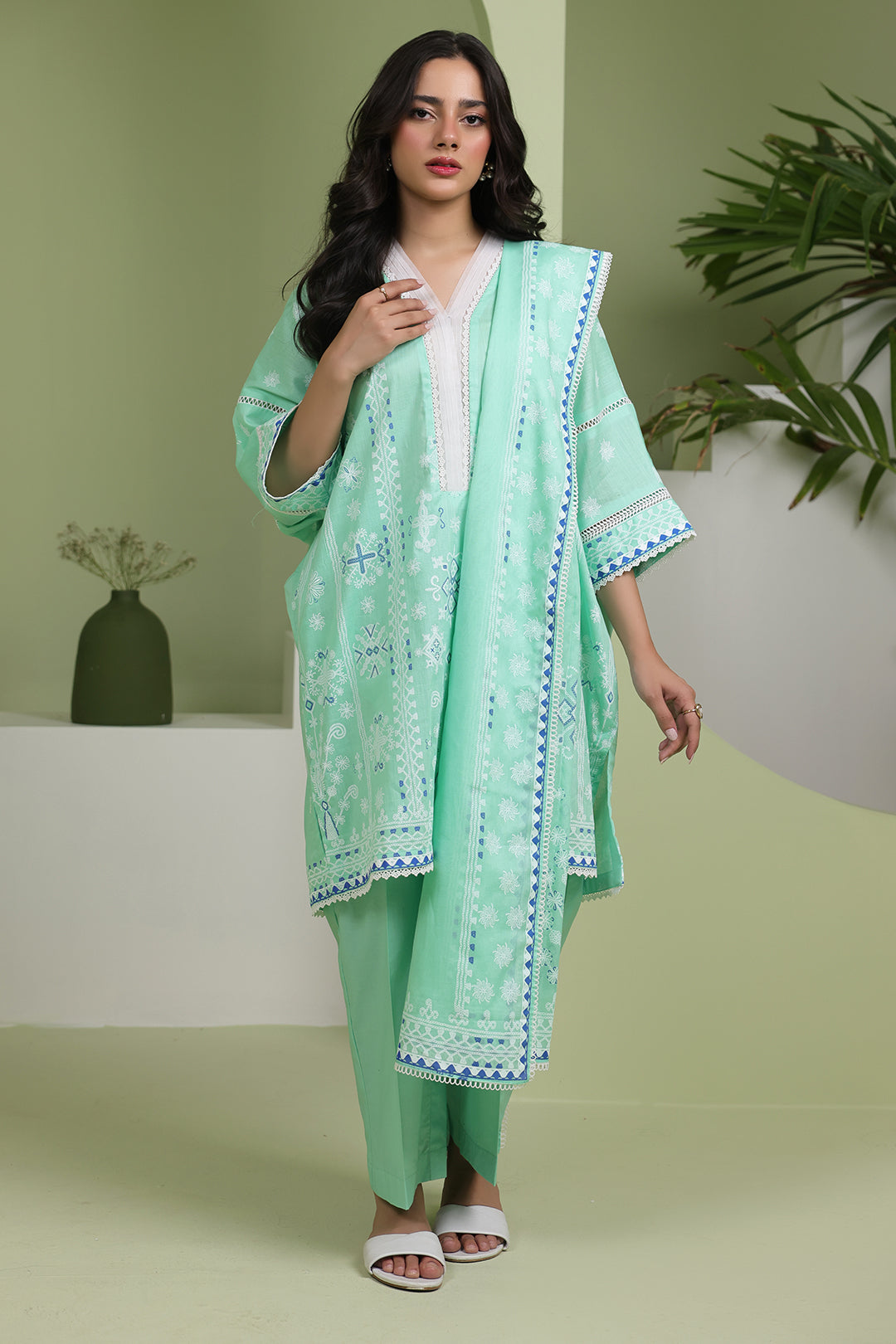 Zellbury | Unstitched 3 Piece Slub | Shirt Shalwar Dupatta - 1240 -  Zellbury Women Essential Unstitched - Original Designer Dress - House of Maryam