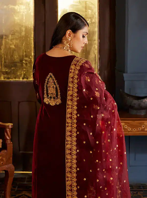 Zainab Chottani | Luxury Velvet Collection 23 | Ziba -  Zainab Chottani Formal - Original Designer Dress - House of Maryam