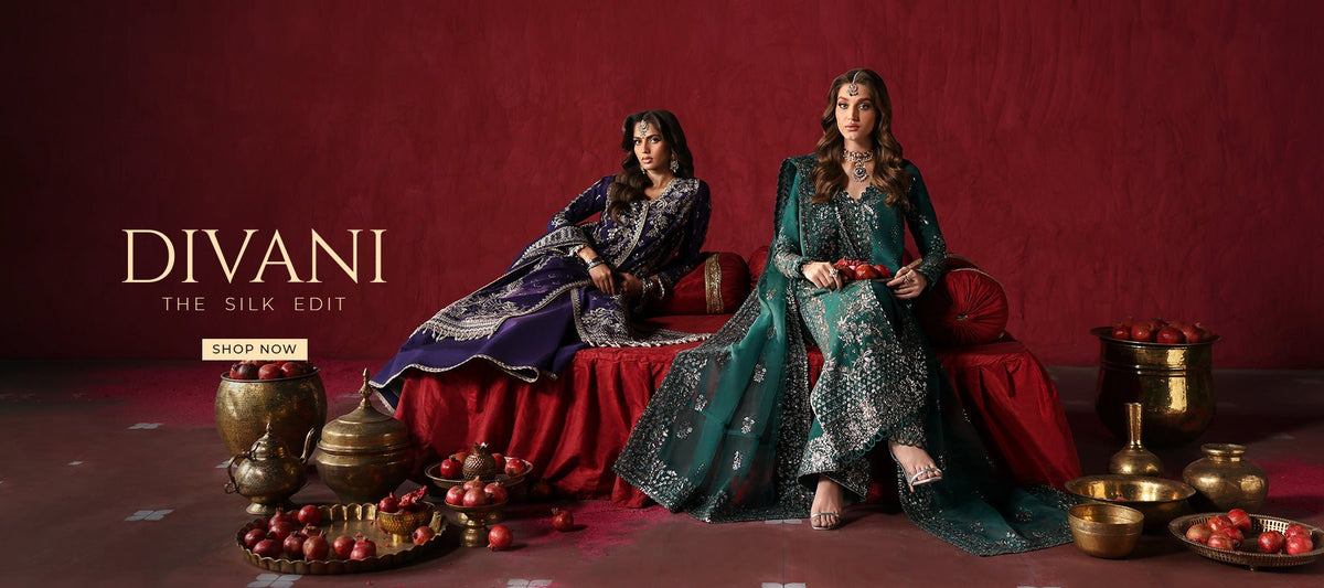 Afrozeh Divani Silk Edit 25' - House of Maryam