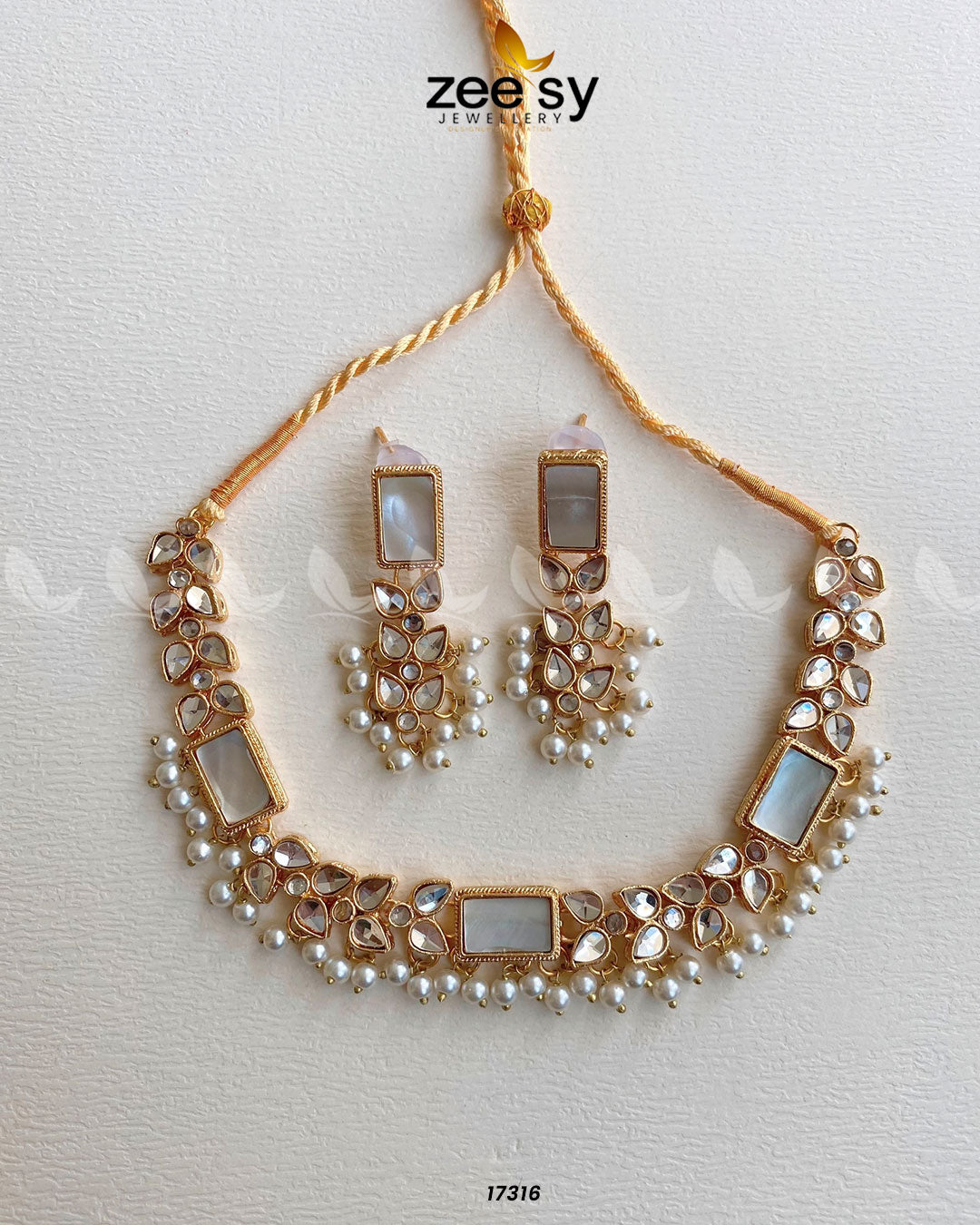 Stunning Necklace -  Zeesy Necklace Sets - Original Designer Dress - House of Maryam
