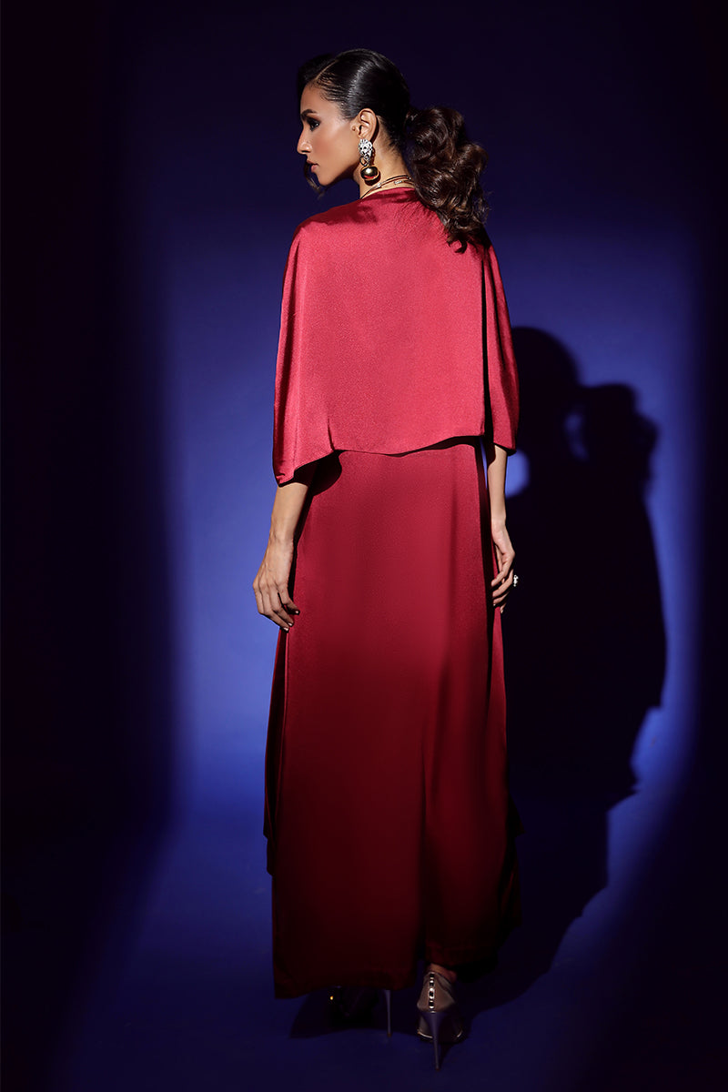 Wardha Saleem | Luxury Pret Fusion Wear | VEGA DRAPE (2PC) -  Wardha Saleem Ladies Clothes - Original Designer Dress - House of Maryam