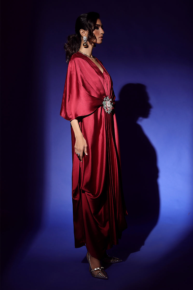 Wardha Saleem | Luxury Pret Fusion Wear | VEGA DRAPE (2PC) -  Wardha Saleem Ladies Clothes - Original Designer Dress - House of Maryam