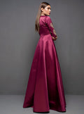 Zainab Chottani | Semi Formals | MAROON GOWN -  Zainab Chottani Ladies Clothes -  House of Maryam