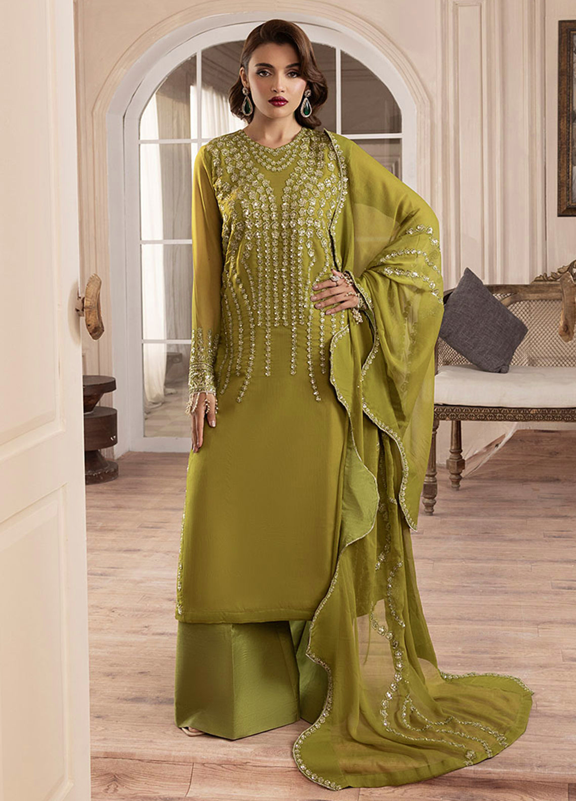Sahane | Elyssa Festive Chiffon | CT-19001 Eve - ELYSSA -  Sahane Ladies Clothes - Original Designer Dress - House of Maryam