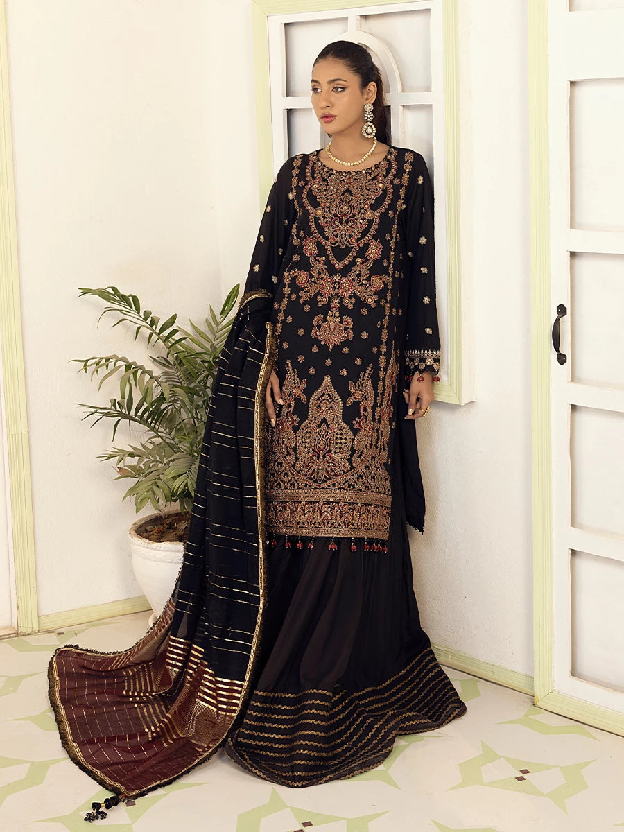 Salitex | Signature Festive Chiffon | SUNW6NO003UT -  Salitex Ladies Clothes - Original Designer Dress - House of Maryam