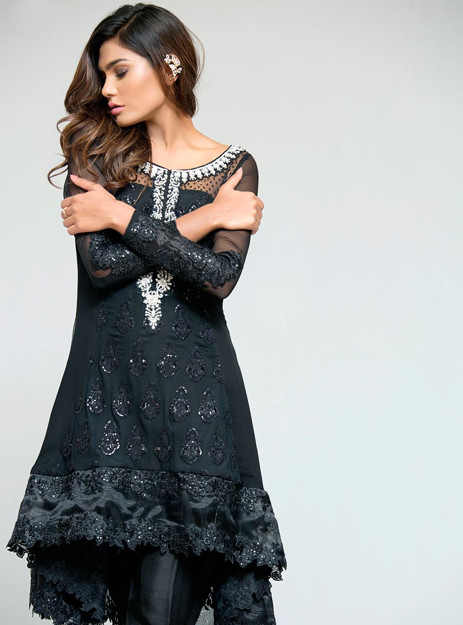 Zainab Chottani | Semi Formals | DARK TALES by Designer Zainab Chottani - House of Maryam - Pakistani Designer Ethnic Wear in {{ shop.shopifyCountryName }}