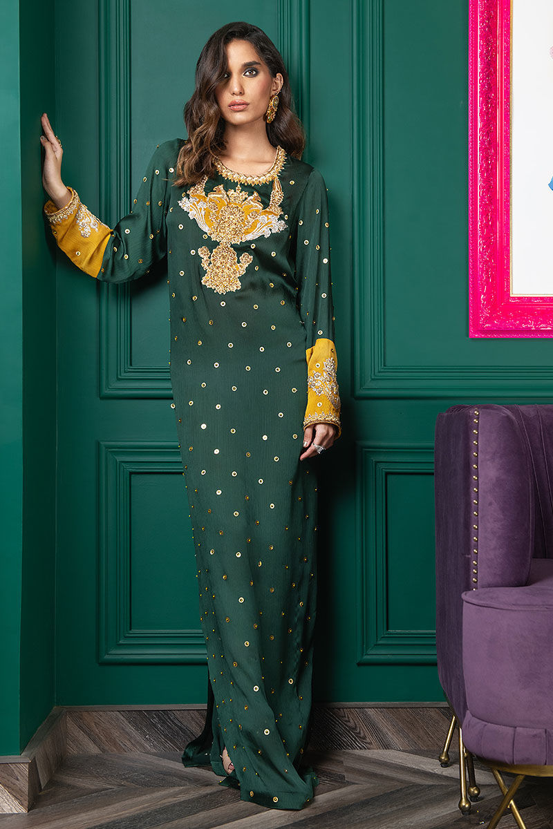 Wardha Saleem | Luxury Pret Fusion Wear | WS22-034 -  Wardha Saleem Ladies Clothes - Original Designer Dress - House of Maryam