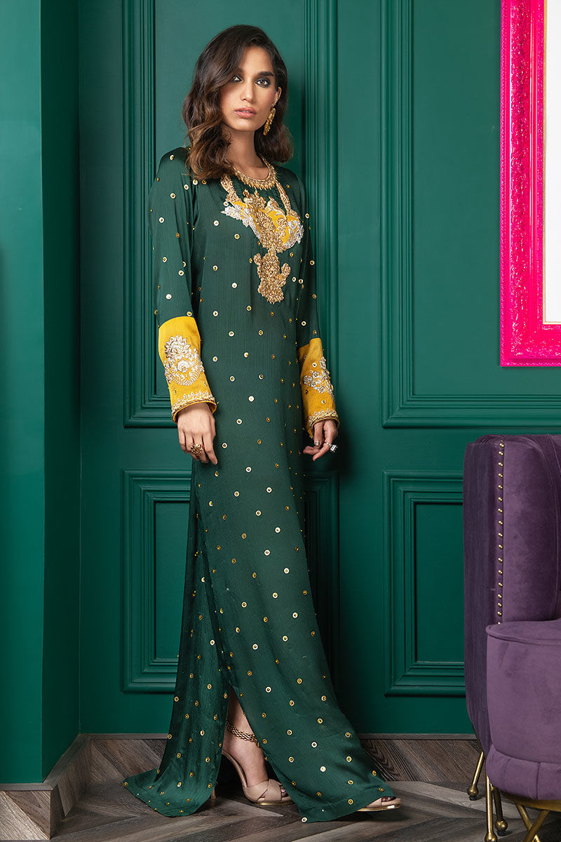 Wardha Saleem | Luxury Pret Fusion Wear | WS22-034 -  Wardha Saleem Ladies Clothes - Original Designer Dress - House of Maryam