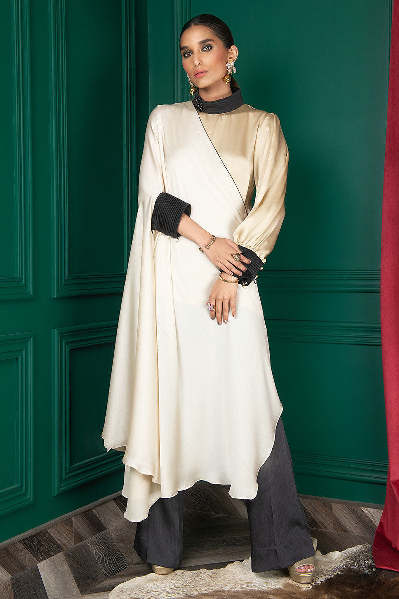 Wardha Saleem | Luxury Pret Fusion Wear | WS22-023 -  Wardha Saleem Ladies Clothes - Original Designer Dress - House of Maryam