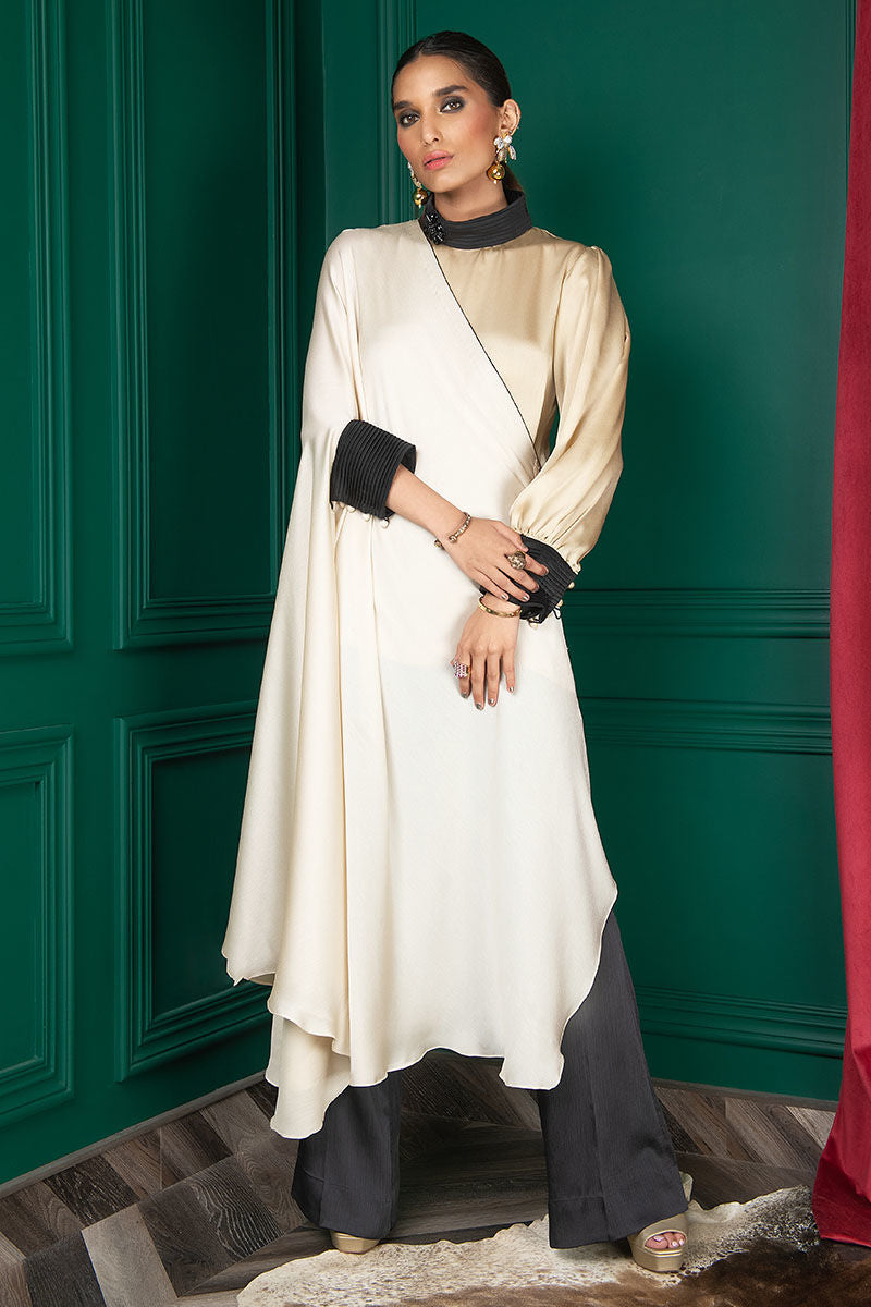 Wardha Saleem | Luxury Pret Fusion Wear | WS22-023 -  Wardha Saleem Ladies Clothes - Original Designer Dress - House of Maryam