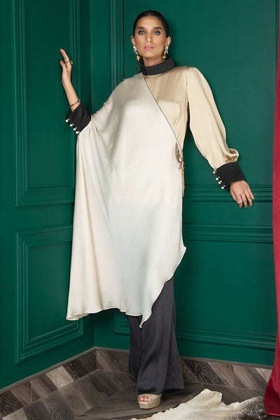 Wardha Saleem | Luxury Pret Fusion Wear | WS22-023 -  Wardha Saleem Ladies Clothes - Original Designer Dress - House of Maryam