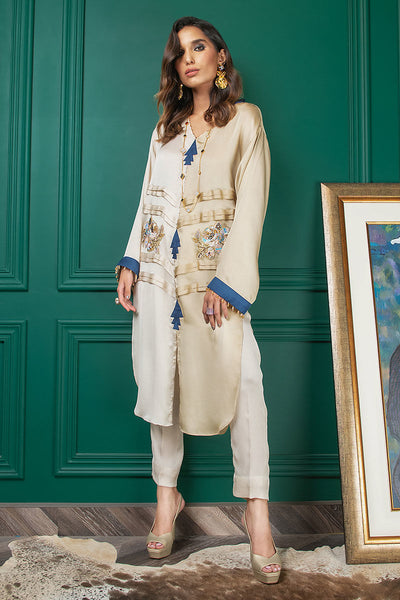 Wardha Saleem | Luxury Pret Fusion Wear | WS22-033 -  Wardha Saleem Ladies Clothes - Original Designer Dress - House of Maryam
